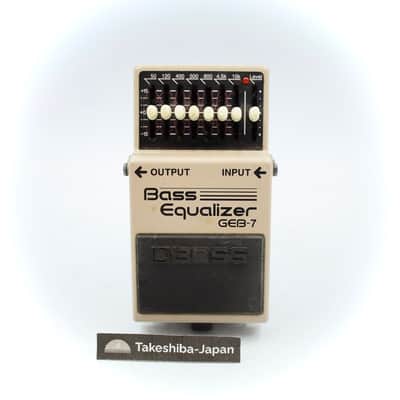 Boss GEB-7 Bass Equalizer Bass Guitar Effect Pedal BM07370 image 1