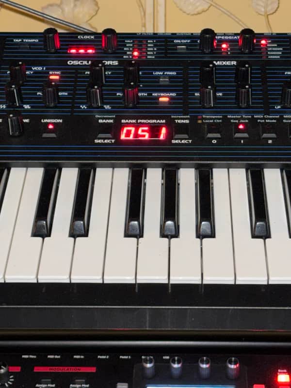 Sequential OB-6 49-Key 6-Voice Polyphonic Synthesizer 2018 - Present - Black with Wood Sides image 1