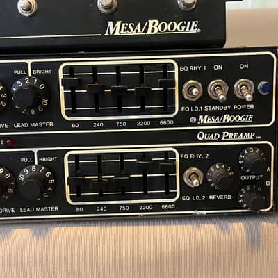 Mesa Boogie Quad Preamp & FU-2 Footswitch - Serviced by Mesa image 4