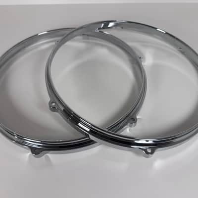 Yamaha 12" 6 Lug 3.0mm Aluminum Die-Cast Hoops (pair) - Chrome