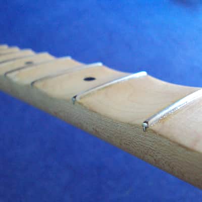 Scalloped ST Guitarneck,maple, playing a la Yngwie,Ritchie & Co! image 7