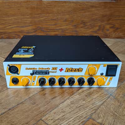 Markbass MBH110020 Little Mark III Limited White Edition 500-Watt Bass Head Collectors Special image 1