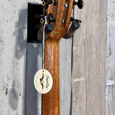 Leolani Tenor T1824 Slotted Headsock,  Solid Spruce Top, Exotic Black & White  Ebony Back & Sides image 15