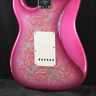 Mint Fender Custom Shop Limited Edition '68 Paisley Strat Relic - Pink Paisley image 8