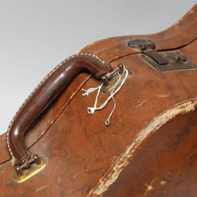 40s/50s Lifton Archtop Brown Hardcase Pink Interior image 6