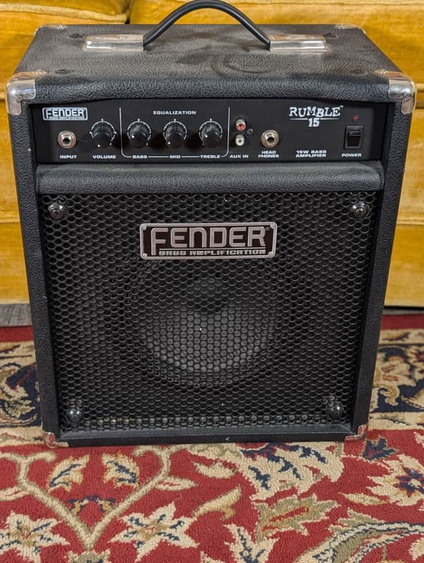 Fender Rumble 15 2000's - Black | Reverb