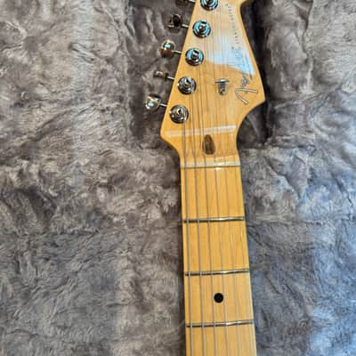 Fender USA Mod Shop Stratocaster, 2023~4, Satin Arctic White, American Vintage '61 Pickups, Modern C Neck, KIller set up, Maple Neck and Deluxe Molded Case! You'll love this first strum! image 8