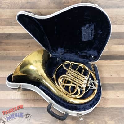 FOR PARTS OR REPAIR-CONN French Horn w/case image 8