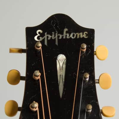 Epiphone  Zenith Arch Top Acoustic Guitar (1939), ser. #13787, Period brown hard shell case. image 16