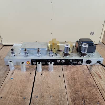 Fender Bandmaster Head and Cabinet 1963 Smooth White Tolex Original Covers Near Mint - White image 14