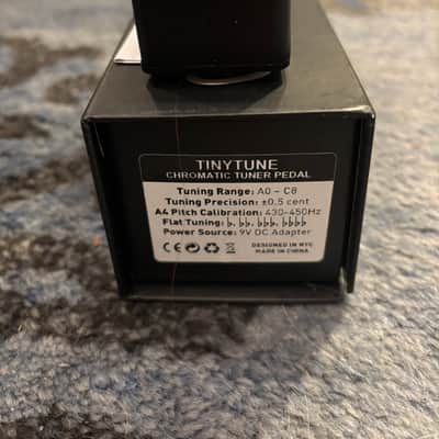 Kliq Tiny Tune Chromatic Tuner Pedal 2020 - Black image 3