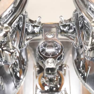 Slingerland 4pc Concert Tom Drum Kit Set Chrome Over Maple Vintage 1970's image 6