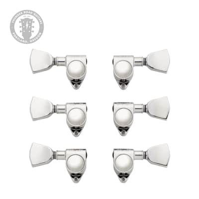 Gibson Modern Nickel Machine Head Tuner Set w/Metal Buttons image 1