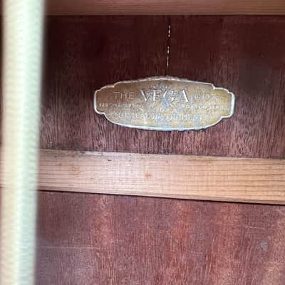 Very Rare Vega Acoustic Hawaiian Steel Guitar Fretless 1938 - Natural image 8