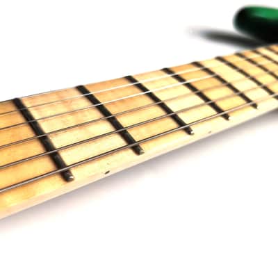 (made in Ukraine) Para Custom One-Piece Poplar Burl '2023 Emerald Green w/GigBag image 11