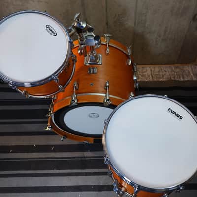 Yamaha Maple Custom Absolute JAPAN drum set 8x12 13x14 16x20 - Vintage natural image 2