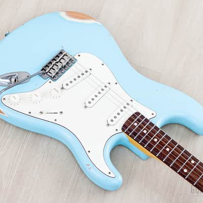 2025 Nash S-67 S-Style Electric Guitar Sonic Blue Medium Aged w/ Lollar, Case & Tags image 8