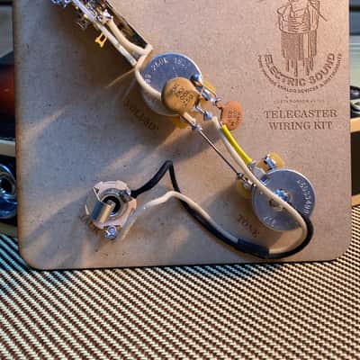 General Vintage Tone Telecaster Prewired harness electronics 1966 - 1970 True vintage NOS RMC capacitors 1 image 2