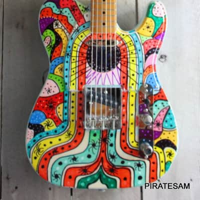 Squier Classic Vibe '50s Custom art Telecaster " Spider Maze 5 " image 4