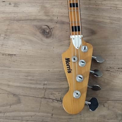 Morris/Moridaira Jazz Bass ( H.S. Anderson, Greco, Tokai, Ibanez, Lawsuit, Matsumoku) 1975 Wood image 4