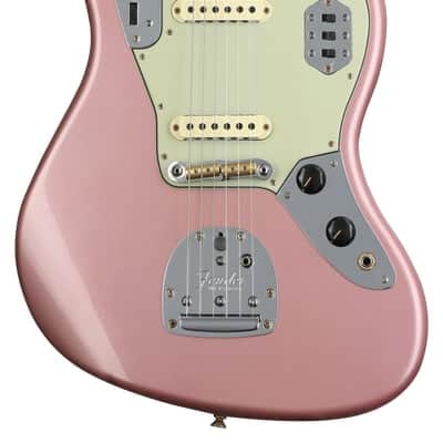 Fender Custom Shop 1964 Jaguar Journeyman Relic Electric Guitar - Faded Aged Burgundy Mist Metallic image 2