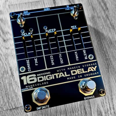 Maneco Labs 16 Second Delay Vintage Compact Pedal *Ships Today* image 2