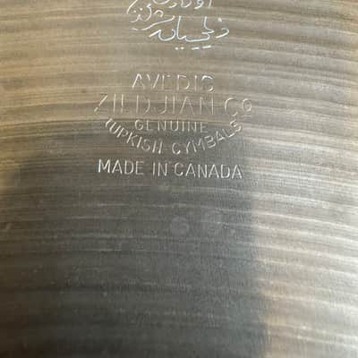Zildjian Vintage 22’’ Avedis Ride Made in Canada 3351g 70’s - Natural image 4