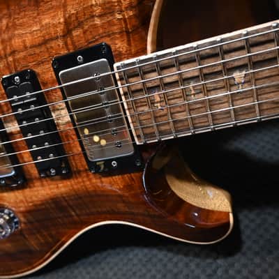 PRS Private Stock Special Semi-Hollow Koa Natural with Light Smokeburst #9972 image 10