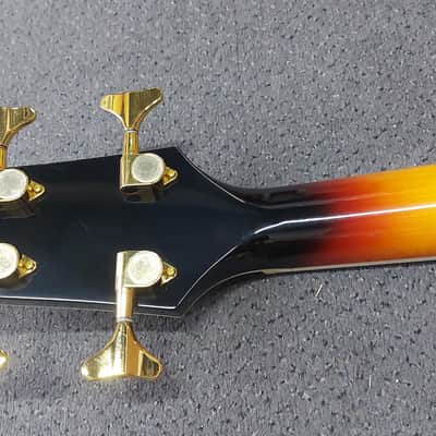 Takamine GB72CE BSB G Series Jumbo Cutaway Acoustic/Electric Bass 2010s - Gloss Brown Sunburst with Flame Maple Back and Sides image 17
