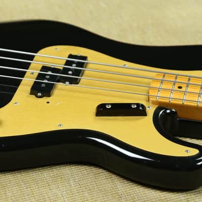 Fender '57 American Vintage Reissue Precision Bass - 1988 AVRI - Fullerton - Black over Surf Green image 4