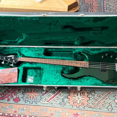 Peavey G Bass 1990's Metal Flake Green With Original Case image 3