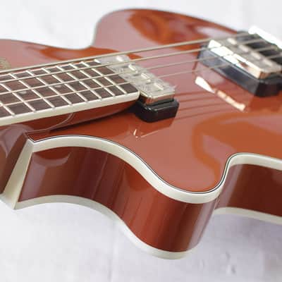 Hofner Club Bass H500/2 Lefthand Pearl Copper LTD image 12