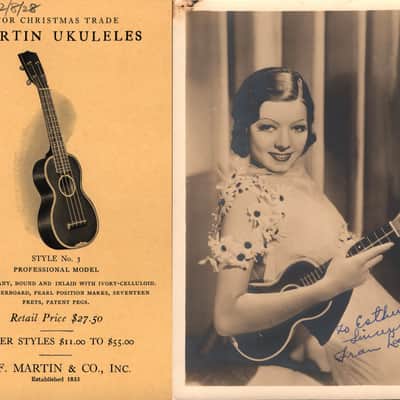Ukulele Soprano Martin Style 3K (Koa) 1927-1929 image 25