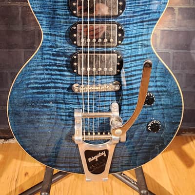 Robin Avalon Custom Flamed Dark Blue w/ OHSC image 6