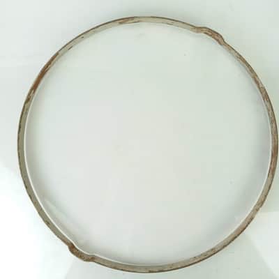 Leedy&Strupe 14" Snare Drum Resonant Side Rim/Hoop Nickel-Steel Vintage 30s USA image 8