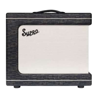 Supro Delegate 1x12 - 25W Combo w/ Reverb - Black Gold Scandia (1620RCBLK) image 7