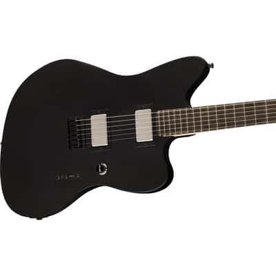 Fender Jim Root Signature Jazzmaster Guitar w/ EMG Pickups & Hardshell Case - Flat Black image 2