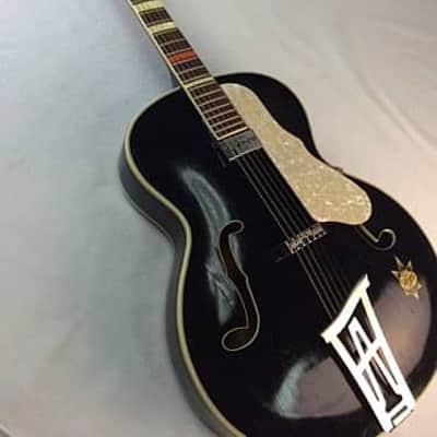 Arnold Hoyer Herr Im Frack 1950's Black Gypsy Jazz Archtop image 1