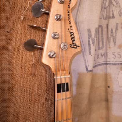 Greco Jazz Bass 1970's - Sunburst image 3