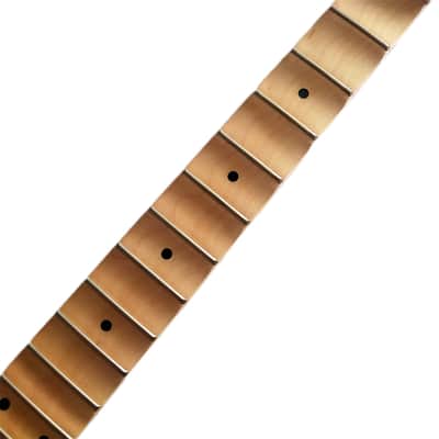 Full Scalloped Maple Guitar Neck,22-Fret image 4