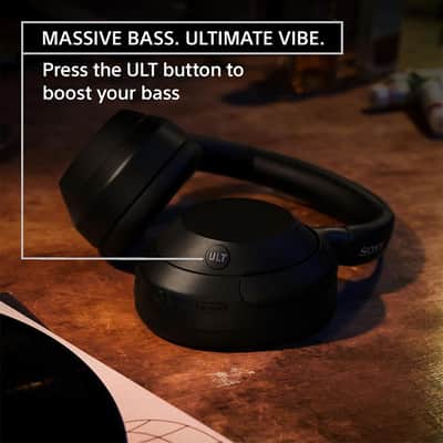 Sony ULT WEAR Wireless Noise Canceling Headphones, Black w/ 2YR Warranty Bundle image 12