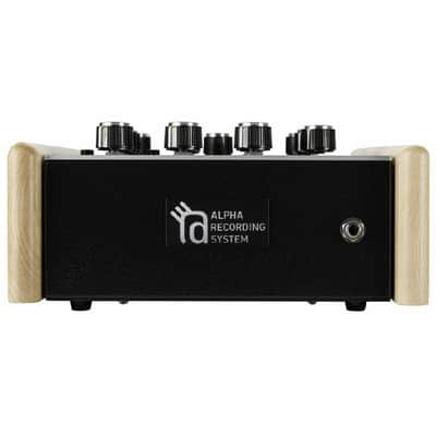 Alpha Recording System MODEL1100B 2-Channel Rotary DJ Mixer with Wooden Sides (limited silver edition) image 4