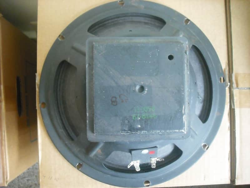 Eminence 10" ALNICO SQUARE MAGNET SPEAKER FULL RANGE 1981 Black image 1