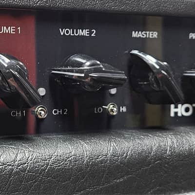 Bad Cat Hot Cat 2-Channel 45-Watt Guitar Amp Head - Black w/ Black sparkle grille image 4