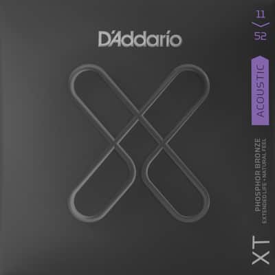 D'Addario Guitar Strings Extended Life Phosphor Bronze Custom Light 11-52 image 1