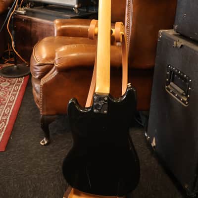 Fender 1980 Musicmaster Bass Short Scale Black imagen 4