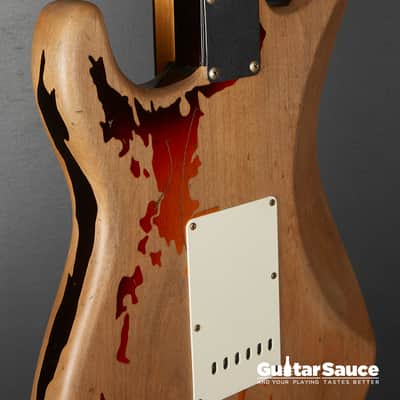 Fender Custom Shop Rory Gallagher Heavy Relic 3 Tone Sunburst 2021 Used (Cod. 1643UG) image 18
