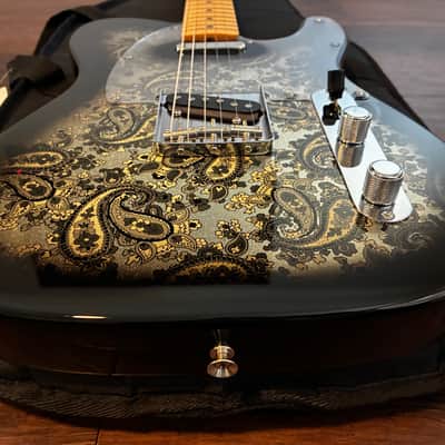 Fender MIJ Limited Edition Black Paisley Telecaster 2020 image 17