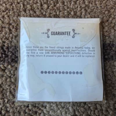 Vintage Pack of 1970's Dan Armstrong Acoustic Guitar Strings! Super Rare, Original Case Candy! image 2