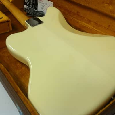 Fender Jaguar (USA) Olympic White w/ Spitfire Tortoise image 14